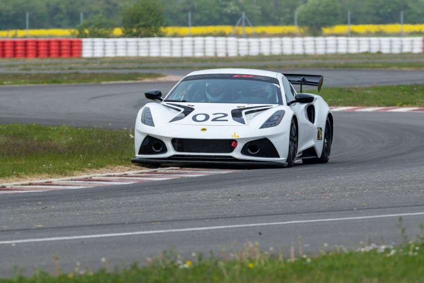 Lotus Emira GT4 race car launched at Hethel test track 1451495