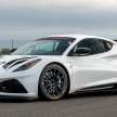 Lotus Emira GT4 race car launched at Hethel test track