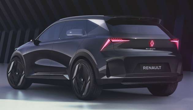 Renault Scénic Vision concept – electric-hydrogen hybrid with 800 km range; production EV SUV in 2024
