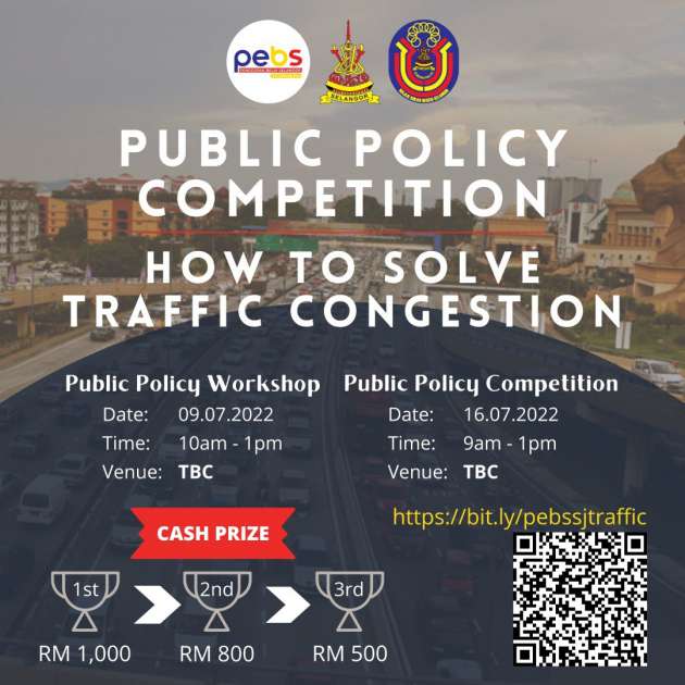 PEBS Selangor to run public policy competition on how to solve traffic congestion – propose your ideas