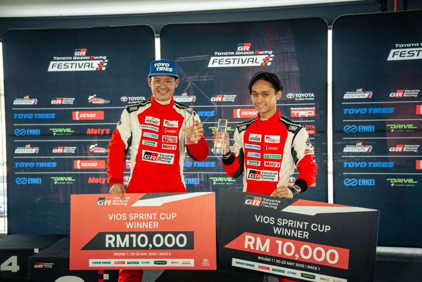 Tengku Djan and protege Mika Hakimi dominate first ever Toyota Gazoo Racing Vios Sprint Cup at Sepang 1459701