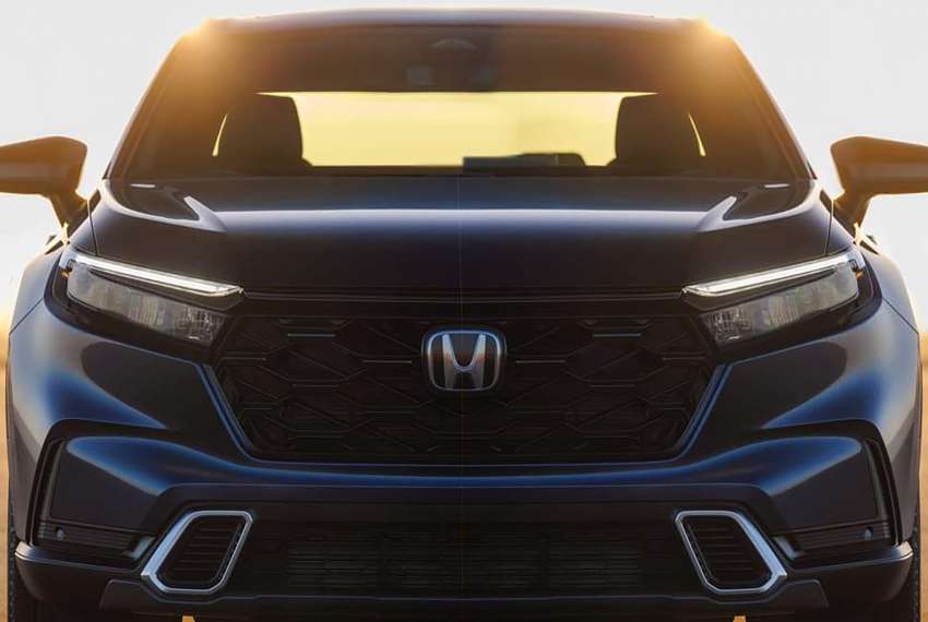 2023 Honda CR-V – sixth gen official teaser images released, will feature new advanced hybrid system 1459543