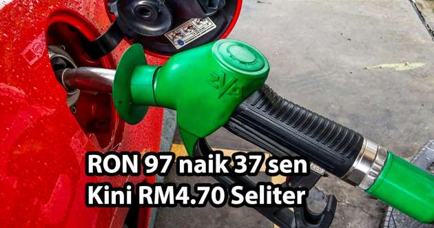 Harga minyak 26 Mei-1 Jun —  RON97 naik 37 sen lagi!