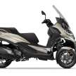 2022 Piaggio MP3 530 HPE three-wheeler, complete makeover and tech update, rear view cam and radar