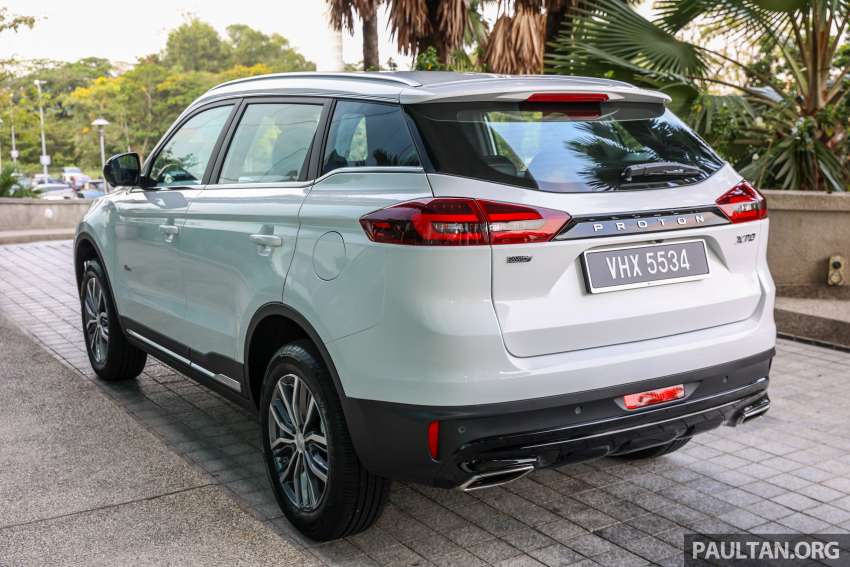 Proton X70 MC 2022 dilancarkan di Malaysia — 1.5L turbocas tiga-silinder, AWD; RM94k hingga RM122k 1467143