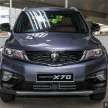 2022 Proton X70 MC in Malaysia – new 1.5L 3-cylinder engine, AWD added, priced from RM94k to RM122k