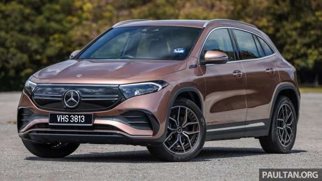 2022 Mercedes-Benz EQA250 AMG Line in Malaysia – 66.5 kWh battery, 429 km range, 190 PS; from RM278k