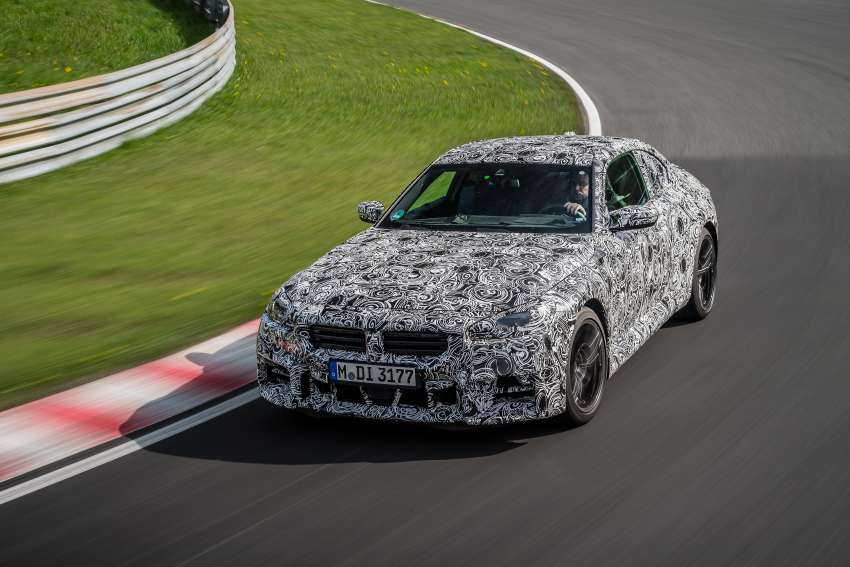 2023 BMW M2 teased before October unveiling – G87 to get 450 PS M4 engine, manual option, RWD only 1468719