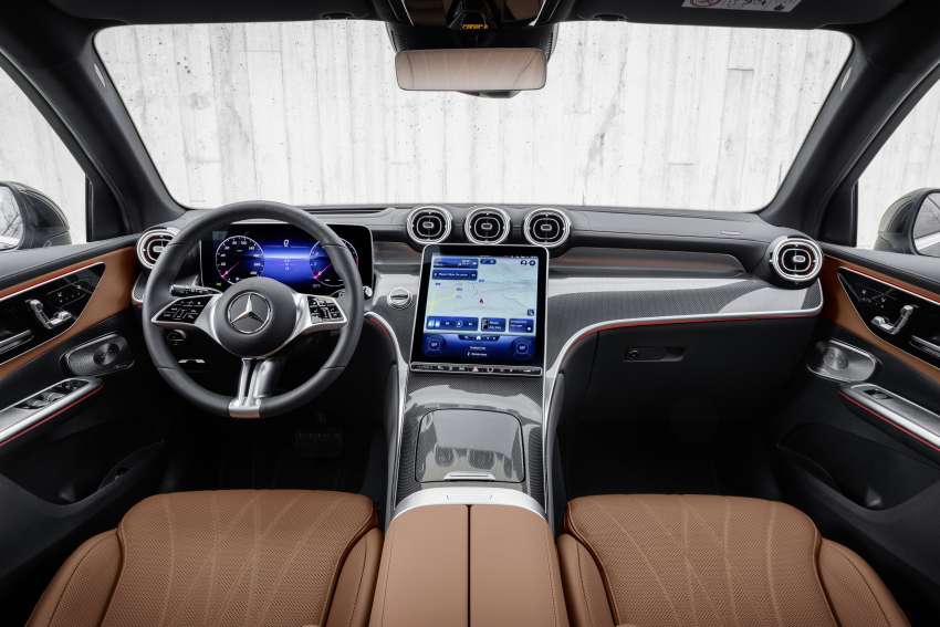 2023 X254 Mercedes-Benz GLC debuts – electrified range-wide, three PHEVs with over 100 km EV range 1463747