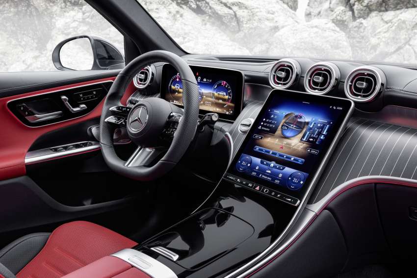 2023 X254 Mercedes-Benz GLC debuts – electrified range-wide, three PHEVs with over 100 km EV range 1463788