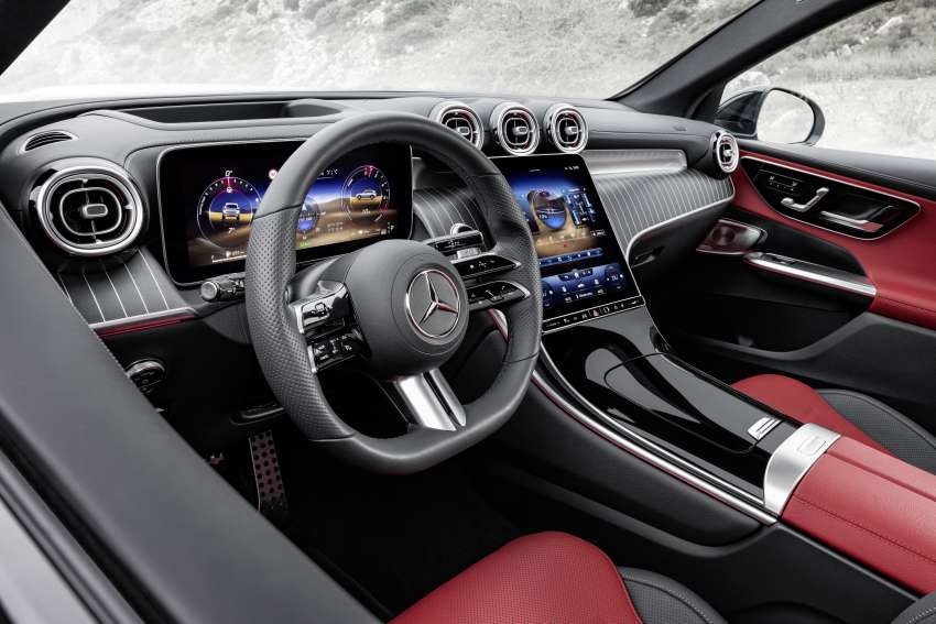 2023 X254 Mercedes-Benz GLC debuts – electrified range-wide, three PHEVs with over 100 km EV range 1463790