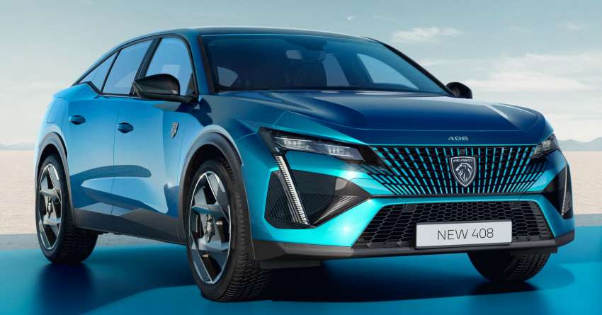 2023 Peugeot 408 debuts – now a fastback crossover; petrol, PHEV only; Level 2 semi-autonomous driving 1472958