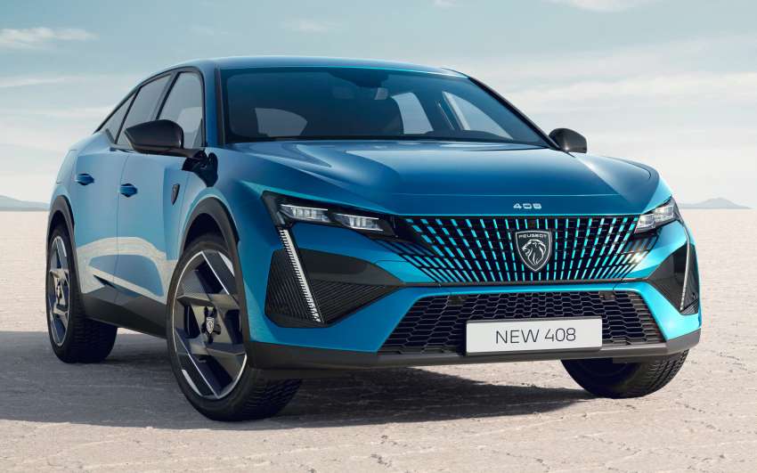 2023 Peugeot 408 debuts – now a fastback crossover; petrol, PHEV only; Level 2 semi-autonomous driving 1472963