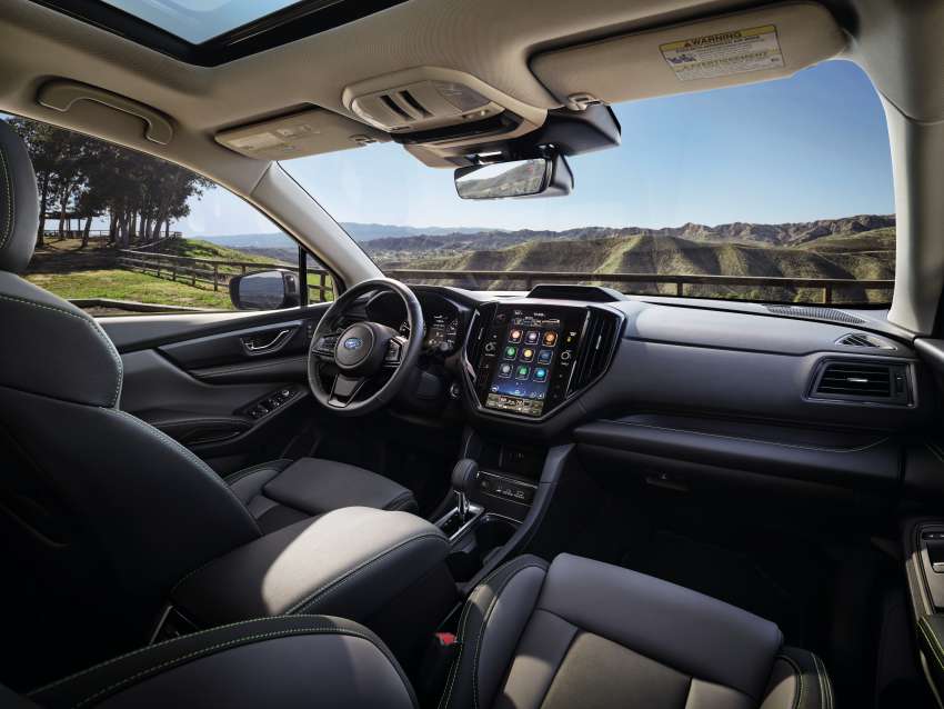 2023 Subaru Ascent facelift – updated infotainment; EyeSight ADAS adds Automatic Emergency Steering 1471174