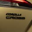Toyota Corolla Cross Hybrid 2023 untuk USA berwajah sama versi Jepun; 194 hp, AWD, kit keselamatan aktif