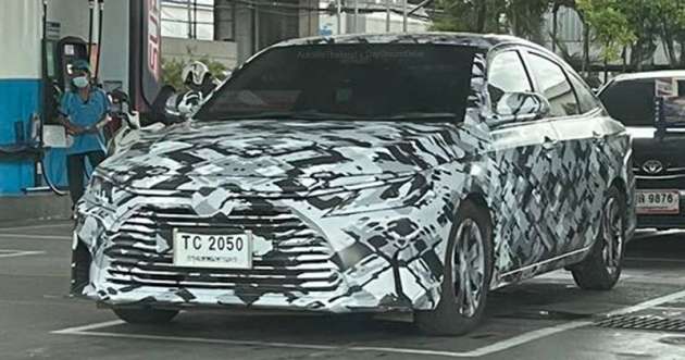 2023 Toyota Vios – next-gen D92A spied in Thailand ahead of Aug launch, to get hybrid for the first time
