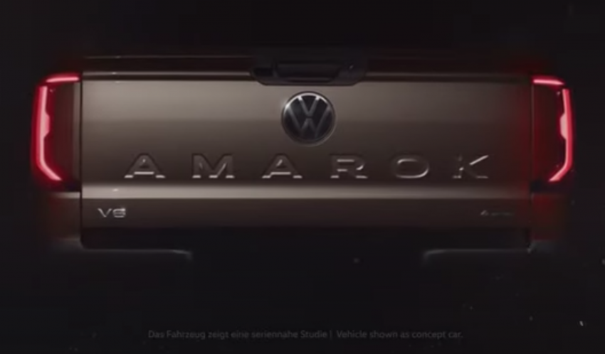 2023 Volkswagen Amarok pick-up truck – new Ford Ranger-derived 12-inch portrait touchscreen shown 1468873