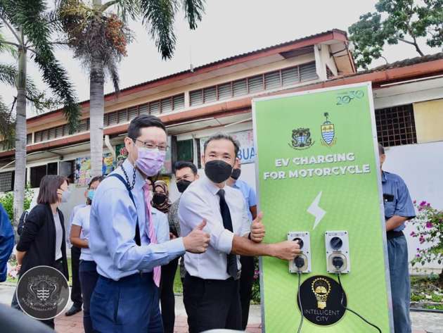 P.Pinang sediakan 9 stesen pengecas percuma bagi e-motosikal – 50% pengurangan karbon menjelang 2030