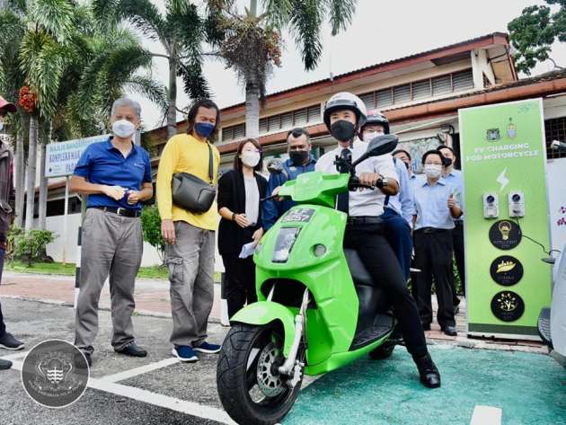 P.Pinang sediakan 9 stesen pengecas percuma bagi e-motosikal – 50% pengurangan karbon menjelang 2030