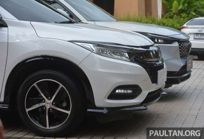 Honda HR-V 2022 vs 2021 – new RV compared to old RU generation, side-by-side gallery of both SUVs 1467653