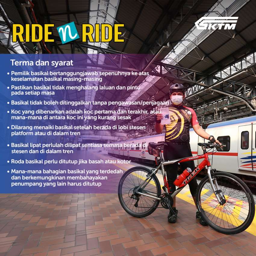 Bicycles can now be brought into KTM Komuter trains for free, previous ‘Ride n Ride’ RM2 fee waived 1477502
