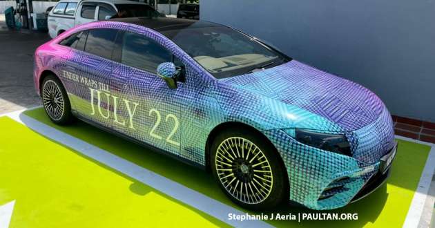 2022 Mercedes-Benz EQS seen in Malaysia – flagship EV sedan with up to 785 km range; July 22 launch?