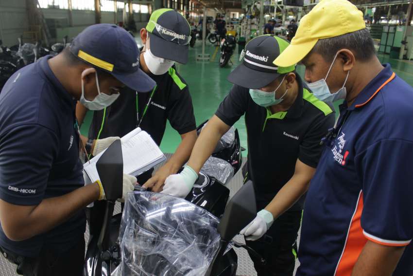 GALERI: Kilang Modenas ikut SOP Jepun pasang Kawasaki, dapat mesin ujian khas pertama di ASEAN 1470512