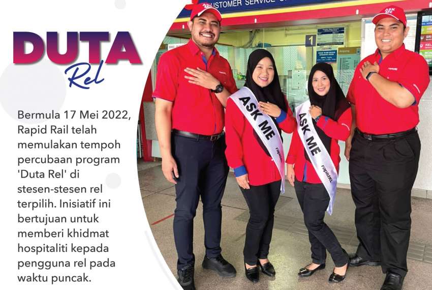 Rapid KL’s ‘Duta Rel’ rail ambassadors now at 19 train stations to share updates, note down complaints 1473637