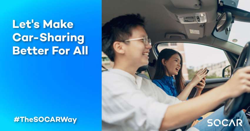 AD: Do your part to make car-sharing a more pleasant experience for everyone by following #TheSOCARWay 1471140