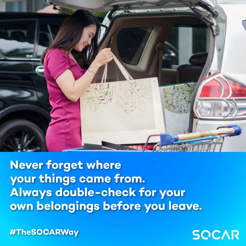 AD: Do your part to make car-sharing a more pleasant experience for everyone by following #TheSOCARWay 1471773