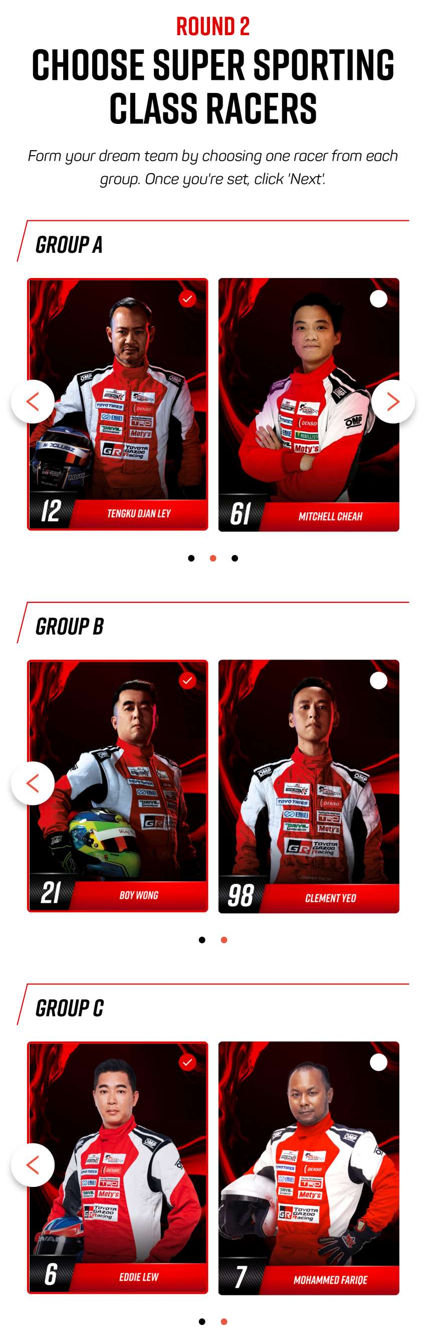 Toyota Gazoo Racing Dream Team – we try out TGR Malaysia’s fantasy team game for Vios Challenge 1470159