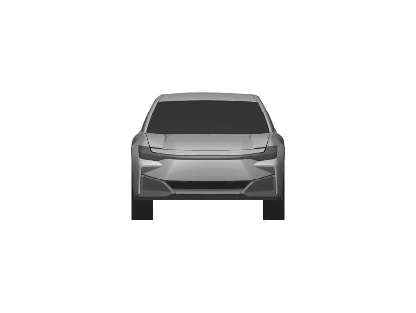 Toyota bZ5 EV sedan design revealed in bZ SDN patent 1471910