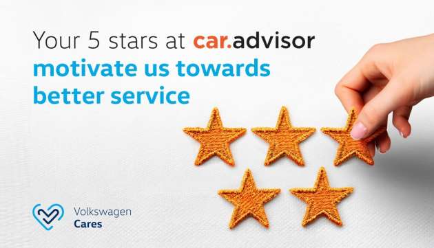 AD: Volkswagen Malaysia achieves 4.76 out of 5-star rating for its aftersales services on Car.Advisor