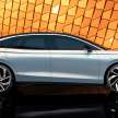 Volkswagen ID. Aero concept – previews brand’s first global EV sedan; bigger than the Passat; 620 km range