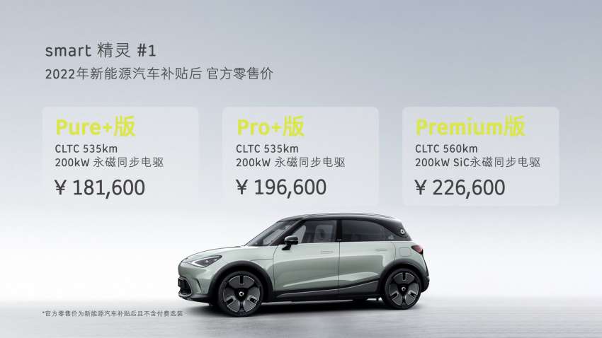 smart #1 on sale in China – EV SUV with up to 560 km range, RM120k-RM149k price, Brabus version teased 1475677