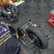 Two electric Vespa scoots for lucky draw prizes at 2022 Art of Speed Kustom and Kulture show, Serdang