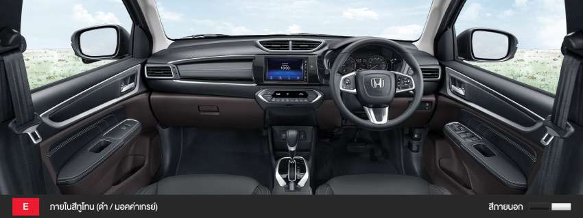 Honda BR-V 2022 di Thai – 7-tempat duduk; 1.5L NA 121 PS, CVT; Honda Sensing standard, dari RM113k 1490466