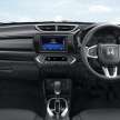 Honda BR-V 2022 di Thai – 7-tempat duduk; 1.5L NA 121 PS, CVT; Honda Sensing standard, dari RM113k