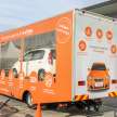 Take delivery of your vehicle in style with the myTukar Truck – the showroom experience at your doorstep