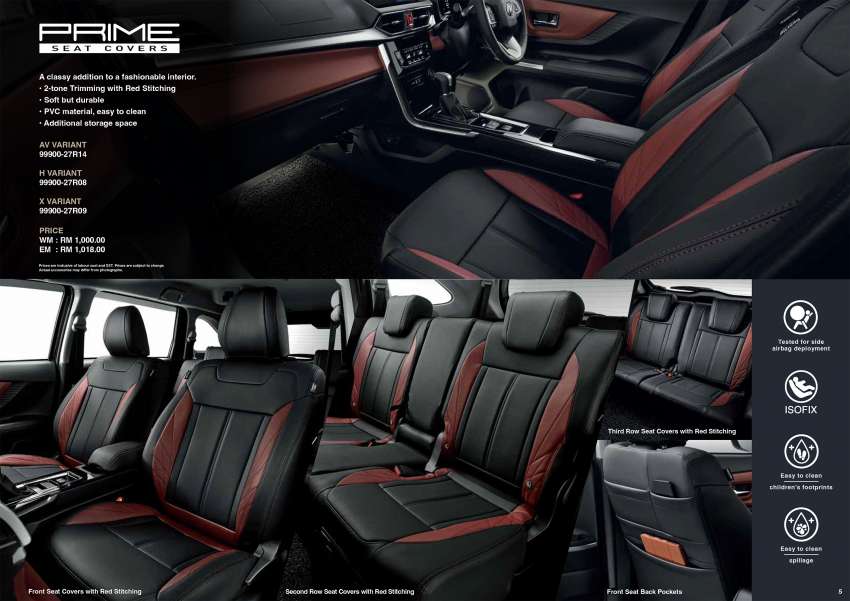 2022 Perodua Alza GearUp accessories in detail – Prime bodykit at RM2,500, leather seat covers RM1,000 1486256