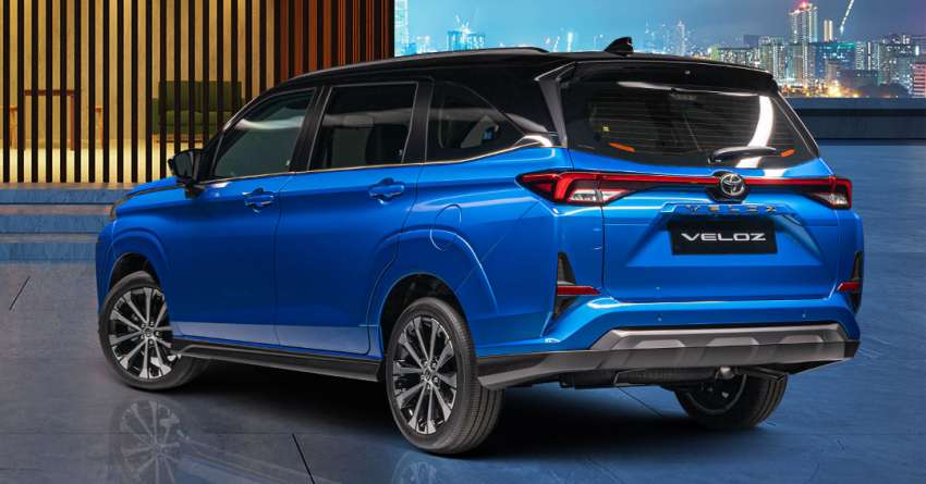 2022 Toyota Veloz in Malaysia – Alza’s upmarket twin shown in full; 2-tone paint, 17-inch wheels; RM95k est 1486955