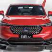2022 Honda HR-V – spec-by-spec comparison of S, E, V and RS e:HEV variants; NA, Turbo, Hybrid, fr RM115k