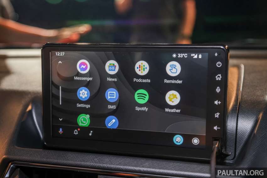 2022 Perodua Alza gets wired Android Auto system Image #1486537