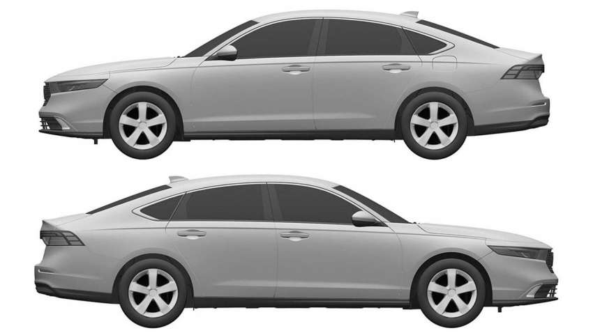 2024 Honda Accord patent images leaked – 11th-gen sedan retains fastback shape, new full-width tail lamps 1482666