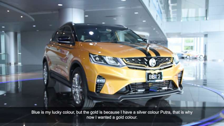 Customised Proton X50 is Tengku Sulaiman’s sixth Proton; gold/chrome exterior, wood interior, ornaments 1491072