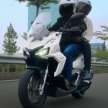 Honda ADV 160 in Indonesia, new 156.9 cc engine, HTSC traction control, ABS, 30 litre storage space