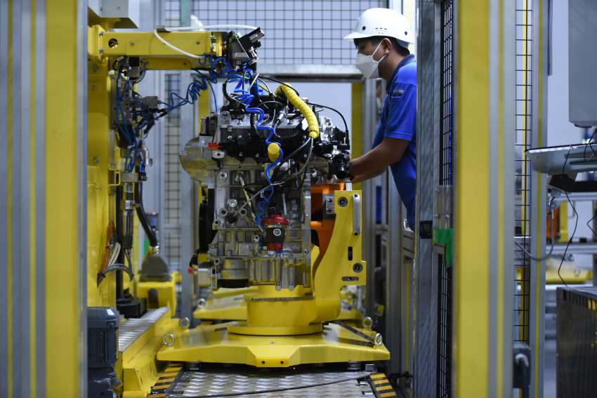 Proton launches 1.5L TGDi engine plant in Tg Malim – 180k capacity; first outside of China; 47% automation 1480122