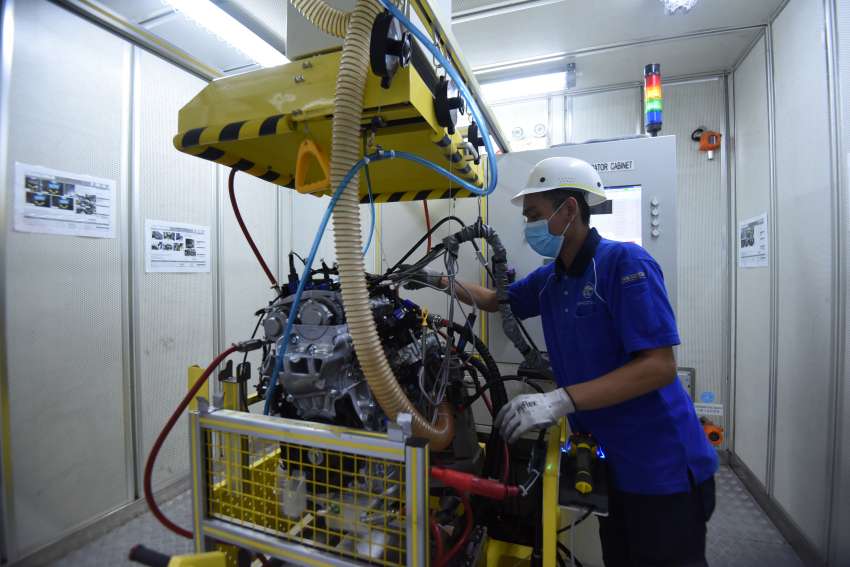 Proton launches 1.5L TGDi engine plant in Tg Malim – 180k capacity; first outside of China; 47% automation 1480125