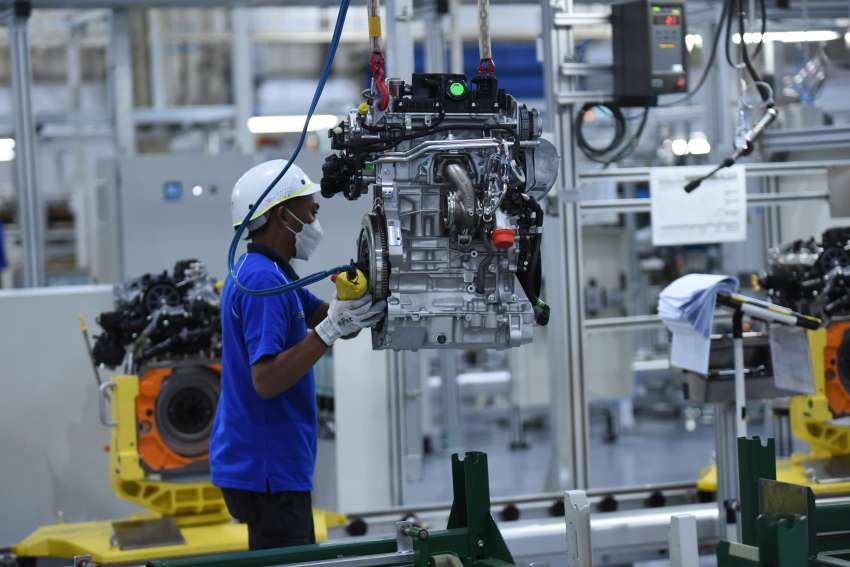 Proton launches 1.5L TGDi engine plant in Tg Malim – 180k capacity; first outside of China; 47% automation 1480112