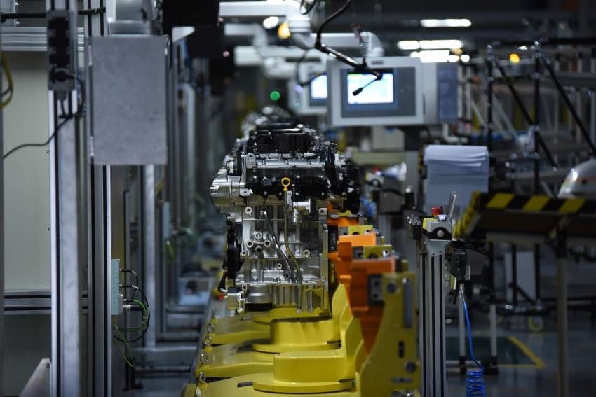 Proton launches 1.5L TGDi engine plant in Tg Malim – 180k capacity; first outside of China; 47% automation 1480113